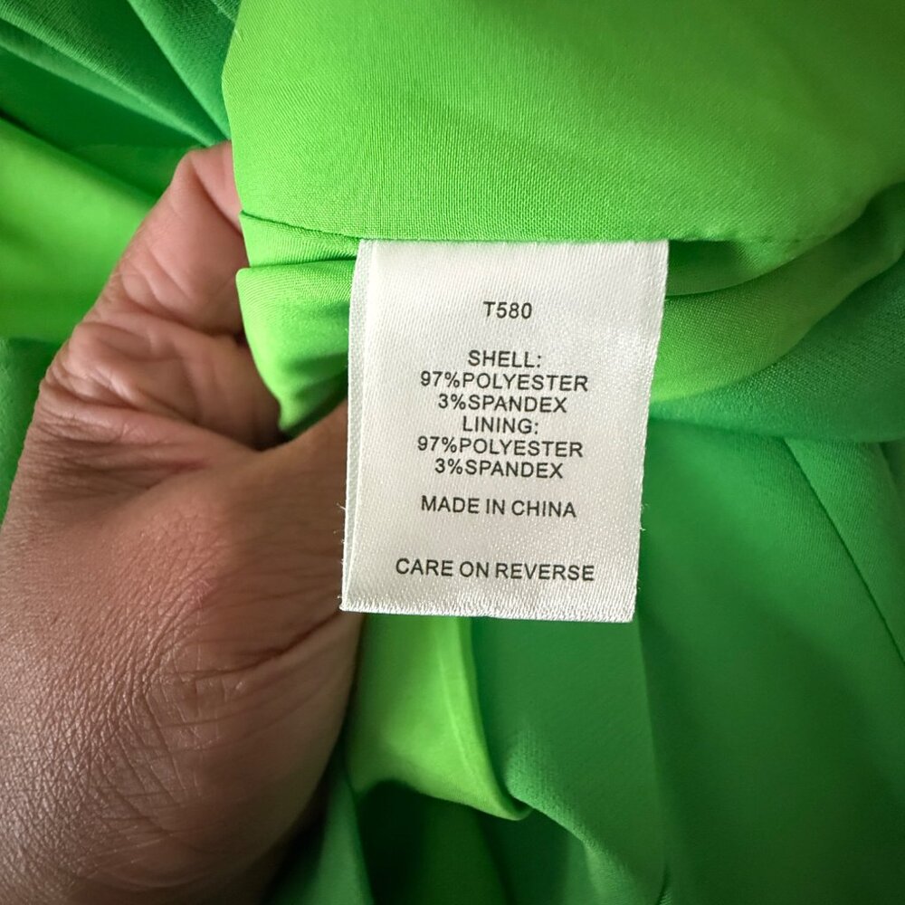 Alexia Admor Womens Green Cropped Blazer Size S - Picture 7 of 7